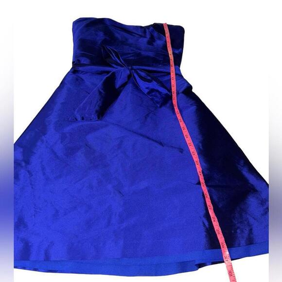 Alfred Sung l Royal Blue A Line Bridesmaids Dress Size 4 - Picture 3 of 7
